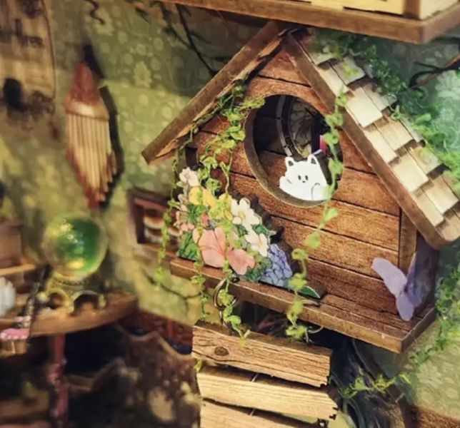 Румбокс "Чарівний ліс" із сенсорним підсвічуванням, DIY-набір для творчості