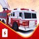Дитяча іграшкова спецтехніка "Пожежна машина" із звуковими та світловими ефектами, бризкає водою