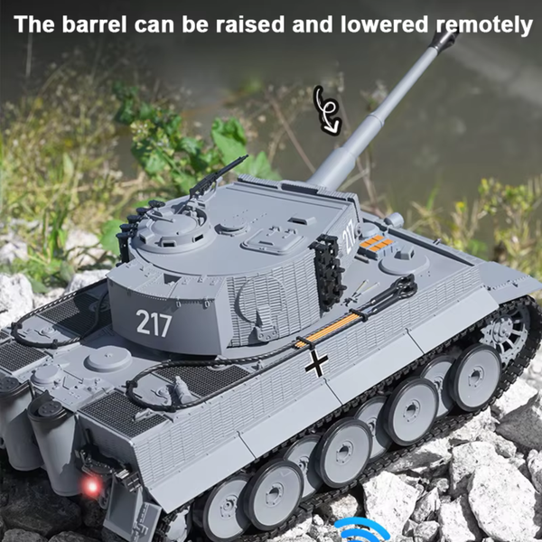 Радіокерований танк Tiger I 1:24, RC бойовий танк з інфрачервоним боєм