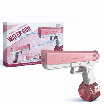 Водяний пістолет Electric Water Gun, акумуляторний, Рожевий