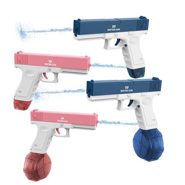 Водяний пістолет Electric Water Gun, акумуляторний, Рожевий