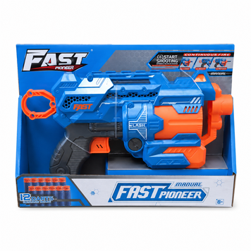 Дитячий іграшковий бластер Fast Pioneer &mdash; яскравий ігровий пістолет