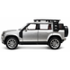 Металевий позашляховик DIE-CAST 1:22, інерційна (pull back), відкриваються двері, Сріблястий
