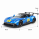 Металева машинка спорткар DIE-CAST 1:22, інерційна (pull back), відкриваються двері, Синій